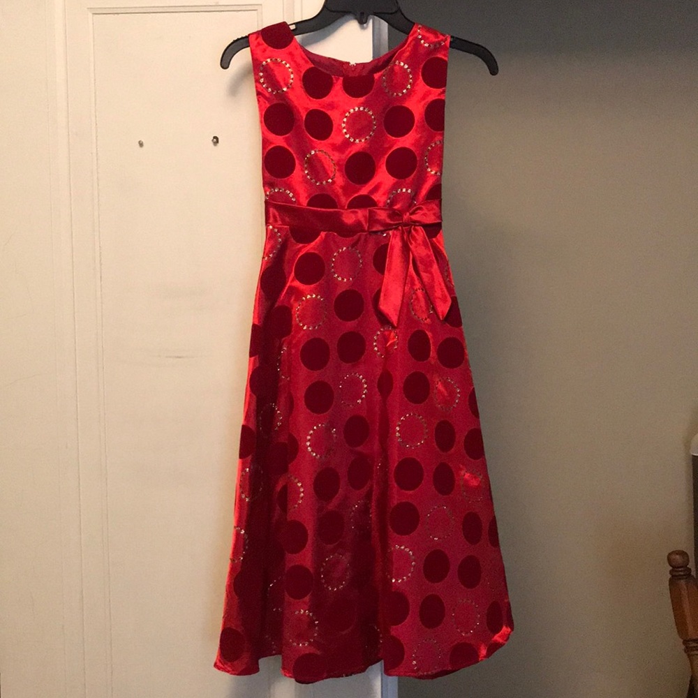 NWT Rare Editions Girls Red Dress